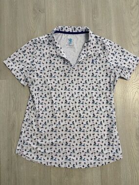 🔥BUNDLESALE Ladies M Scales Quail Ridge Golf Club Performance Polo Shirt